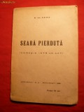 A.de Herz - Seara Pierduta - Prima Editie 1925