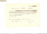 228 Document vechi -1937, Chitanta- Andre I.Draculis, pentru G.Fidelis(greci)manevra Slep,,Horia&quot;, cu remorcher ,,Smyrni&quot;,la Ghecet, Documente