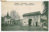 1669 - BRASOV, punctul de vama - old postcard - used - 1916, Circulata, Printata