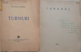 V. Barna , Turnuri , 1945 , autograf catre Stefan Voitec , membru al CC al PCR