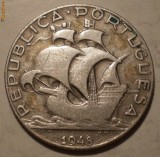 C.136 PORTUGALIA 2,5 ESCUDOS 1948 ARGINT RARA, Europa