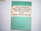 MARIA BRAESCU - ACQUISITION DES STRUCTURES DU FRANCAIS PAR DES EXERCICES,r22, 1977