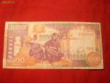 Bancnota 1000 Silingi SOMALIA 1996 ,cal.Buna