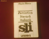 Marin Mincu Semiotica literara italiana, Umberto Eco, Maria Corti etc., Alta editura