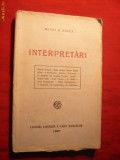 Mihai D.Ralea -INTERPRETARI - Prima Ed. 1927