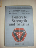 CONSTANTIN AVRAM - CONCRETE STRENGTH AND STRAINS volumul 3 (1981, limba engleza)