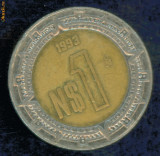 MEXIC MONEDA 1 NUEVO PESO 1993-BIMETAL