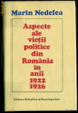 Aspecte ale vietii politice din Romania in anii 1922-1926 - Marin NEDELEA