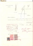 266 Document vechi fiscalizat- William Jancovici, Braila, catre Josefsohn &amp;amp; Zentler, Braila, pentru contrastalii -hartie cu filigran,,ORIGINAL WR, Documente