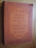 PRIMELE SCRIERI PATRISTICE IN LITERATURA NOASTRA Sec. IV - XVI - N. Vornicescu