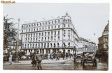 1812 - BUCURESTI, Victoriei Ave. old cars - old postcard, real FOTO - unused, Necirculata, Fotografie