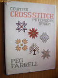 COUNTED CROSS-STITCH PATCHWORK DESIGN * Peg Farrell