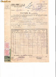 292 Document vechi fiscalizat-4oct1946-Factura 548-Petrol-Comert -Comitetul scolar comuna Perisoru (Ianca), jud.Braila-a fost indosariat prin coasere, Documente