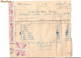 286 Document vechi fiscalizat-23aug1946- Factura nr.44-Comitetul scolar comuna Perisoru (Ianca), jud.Braila-a fost indosariat prin coasere, Documente