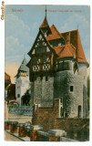 2639 - SINAIA, Prahova, corpul de garda - old postcard, CENSOR - used - 1918, Circulata, Printata
