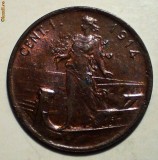 E.360 ITALIA VITTORIO EMANUELE III 1 CENTESIMO 1914 R XF/AUNC