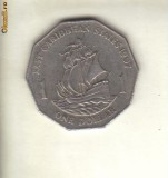 Bnk mnd East Caribbean States 1 dollar 1997 , corabie, America Centrala si de Sud