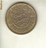 Bnk mnd Danemarca 20 coroane 1990, Europa