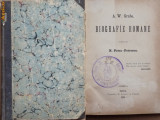 A. W. Grube , Biografie romane, Sibiu, 1876 , stampila , limba romana, Alta editura