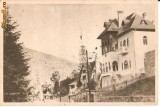 CP 210-22 Sinaia -Vedere -RPR -circulata 1956 -sepia -starea care se vede, timbrele sunt deteriorate -,,Tovarasilor din Comitetul Sindical si Org.baza