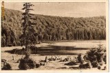 CP 210-03 Tusnad -Lacul Sf.Ana -RPR -circulata 1955 -sepia -starea care se vede, timbrul a fost dezlipit