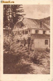 CP 210-29 Tusnad -Casa Sindicatului Calan -RPR -circulata 1953 -sepia -starea care se vede, timbrele au fost dezlipite, semi indoita la un colt