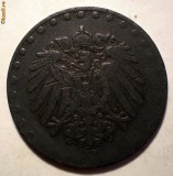 C.092 GERMANIA WWI 10 PFENNIG 1917 ZINC PERLATA RARA 3.19 g, Europa