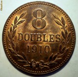 E.271 GUERNESEY GUERNSEY 8 DOUBLES 1910 H AUNC 91.000 ex.
