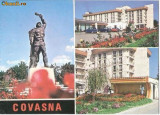 CP 211-71 Covasna: Ostasul roman; Hotelul ,,Covasna&quot;; Izvoarele minerale -necirculata -starea care se vede