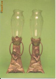 CP 211-96 Muzeul Braila -Vase decorative. Arta 1900 -necirculata -starea care se vede-carte postala