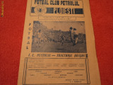 Program fotbal PETROLUL -TRACTORUL Brasov 03.05.1981