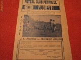 Program fotbal PETROLUL -TRACTORUL Brasov 03.05.1981