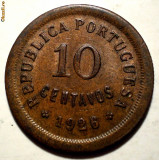 C.128 PORTUGALIA 10 CENTAVOS 1926, Europa, Bronz