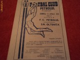 Program fotbal PETROLUL - S.N. OLTENITA 15.04.1979