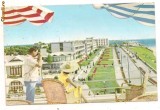 carte postala(ilusrata)-MANGALIA-Vile pe malul marii