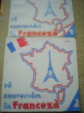 Sa conversam in franceza curs 2 lp discuri vinyl vol. 1 si 2 neascultate NM, Soundtrack, Electrecord