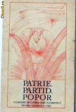 Patrie , partid, popor culegere de poezii patriotice