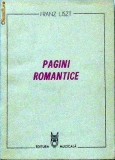 Pagini romantice Franz Liszt