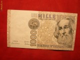 Bancnota 1000 Lire 1982 ITALIA , cal.Buna-F.Buna