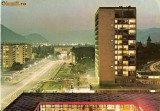 CP 212-50 Piatra Neamt: Hotelul ,,Ceahlau&quot; -marca fixa - circulata 1985 -starea care se vede