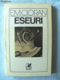 Biblioteca de filozofie: &quot;ESEURI&quot;, E. M. Cioran, 1988, Alta editura