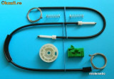 Kit reparatie macara geam actionat electric Peugeot 306(pt an fab.&#039;93-&#039;02)fata stanga