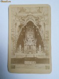 Cumpara ieftin FOTO CDV, ALTAR BAROC, BISERICA SPANIA, C. 1870