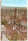 CPI (B481) SIBIU, VEDERE, CIRCULATA 26.07.1963, EDITURA MERIDIANE, STAMPILE, TIMBRU