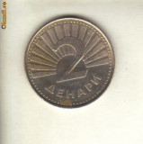 Bnk mnd Macedonia 2 dinari 2001 , fauna, Europa