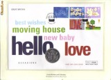 bnk mnd Gibraltar 1 crown 1996 , Hello Love , FDC