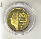 Bnk mnd Insula Saba 1 dollar 2011 unc , fauna, America de Nord