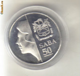Bnk mnd Insula Saba 50 centi 2011 unc , fauna, America de Nord