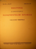 Buletinul Comisiunii Monumentelor Istorice - anul XX - 1927 ( fasc. 51 si 52 )