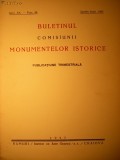 Buletinul Comisiunii Monumentelor Istorice - anul XX - 1927 ( fasc. 51 si 52 )